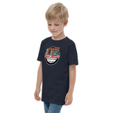 Retro Round Super Museum Logo Youth jersey shirt - supermanstuff.com