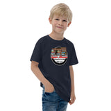 Retro Round Super Museum Logo Youth jersey shirt - supermanstuff.com