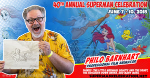 Guest announcement for 40th Annual Superman Celebration June 7th - 10th Metropolis, Illinois Philo Barnhart