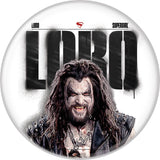 DC Supergirl 2026 Lobo on White 3 Inch Button