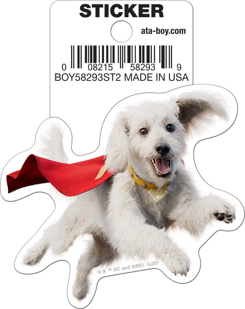 Superman 2025 Krypto Die Cut Sticker | Superman Stuff