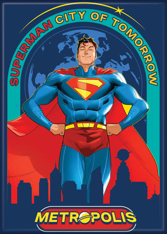 Superman 2025 City of Tomorrow Metropolis Magnet