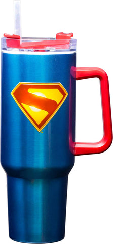 Superman Legacy Logo 40oz Stainless Steel Travel Mug