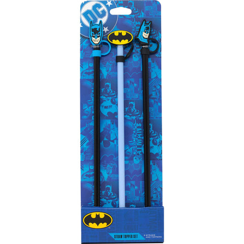 Batman Straw Topper Set