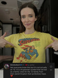 Lois Saves Superman #57 Adult Regular Fit Short Sleeve Yellow Shirt - Superman Stuff