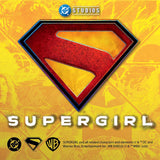 DC Supergirl 2026 Black Gold Logo Bad Neighborhood Button
