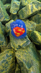 Superman hand-painted hermit crab shell - Superman Stuff