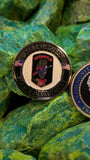 Metropolis Illinois Police department Challenger coins 2 in wide
