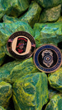 Metropolis Illinois Police department Challenger coins 2 in wide