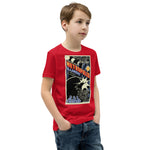 2024 Great American Solar Eclipse "Heroes Soar" Metropolis Illinois Youth Short Sleeve T-Shirt - Superman Stuff