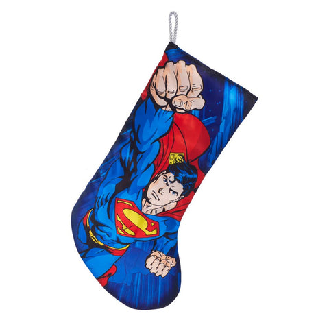19" SUPERMAN PRINTED STOCKING - supermanstuff.com