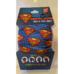 Superman youth hair and face wrap - supermanstuff.com