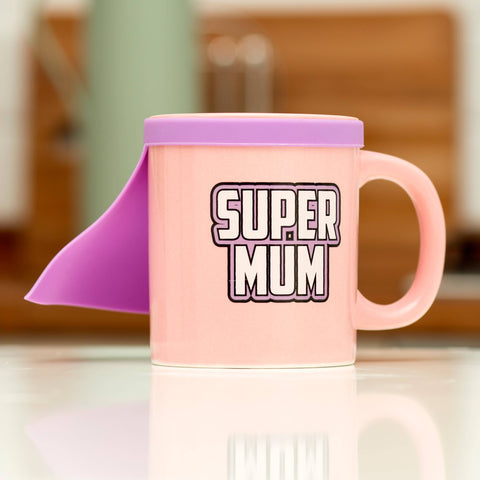 Super Mum Coffee Cup with Cape - supermanstuff.com