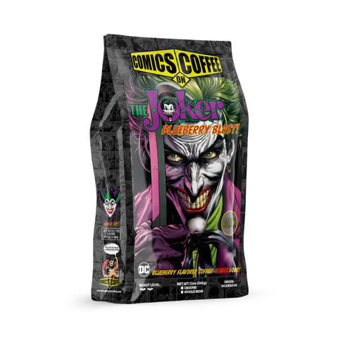 Joker Blueberry Blast 12oz Coffee - supermanstuff.com