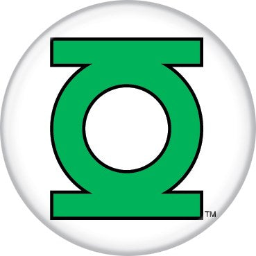 Superman Stuff Lantern Logo Button | Green