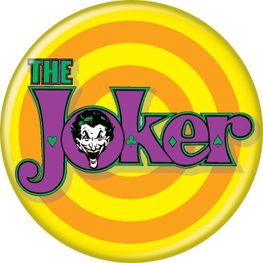 Joker Logo Button - supermanstuff.com