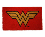 Wonder Woman Logo Welcome Mat Doormat - supermanstuff.com