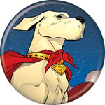 Krypto Super Dog Superman's Dog 1 1/4 button - supermanstuff.com