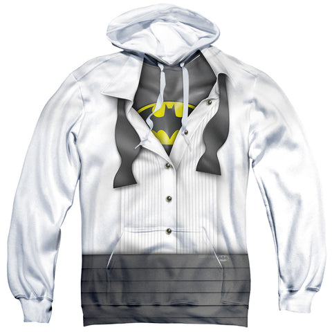 Batman Costume Change Adult Regular Pull-Over Hoodie Sweatshirt - supermanstuff.com
