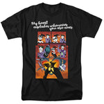 Joker and Harley Explode Regular Fit Black Short Sleeve Shirt - supermanstuff.com