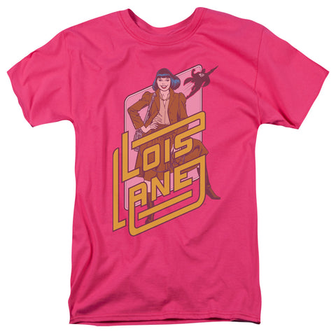 Lois Lane Pink Adult Regular Fit Short Sleeve Shirt - supermanstuff.com