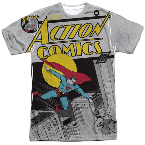 Superman Action Comics No. 23 Adult Regular Fit Short Sleeve Shirt - supermanstuff.com