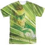 Green Lantern Rays of Light Adult Regular Fit Short Sleeve Shirt - supermanstuff.com