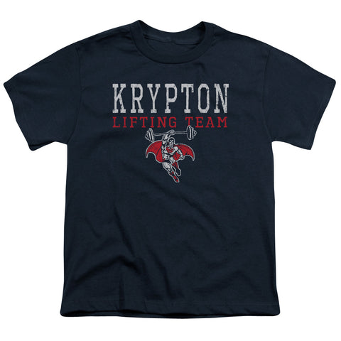 Superman Krypton Lifting Team Youth Short Sleeve Shirt Henry Cavill - supermanstuff.com