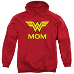 Wonder Woman Wonder Mom Regular Fit Adult Pull-Over Hoodie Sweatshirt - supermanstuff.com