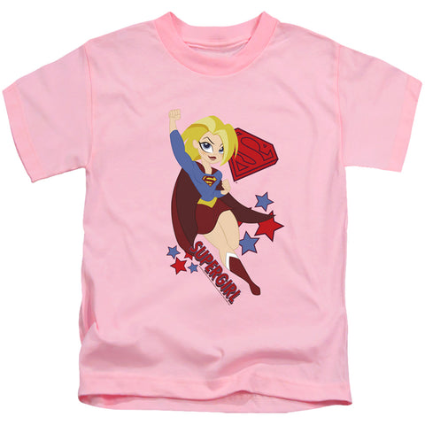 Supergirl DC Comics Super Hero Girls Pink Juvenile Short Sleeve
