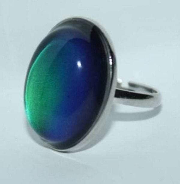 Vintage 1970s mood ring. Color changing ring | Color changing ring, Mood  ring, Mood stone