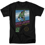 Green Lantern Box Art Regular Fit Black Short Sleeve Shirt - supermanstuff.com