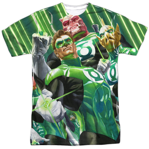 Green Lantern High Beams Adult Regular Fit Short Sleeve Shirt - supermanstuff.com