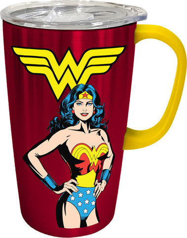 Wonder Woman Stainless Travel Mug - supermanstuff.com