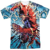The Flash Ripping and Tearing Adult Regular Fit Short Sleeve Shirt - supermanstuff.com