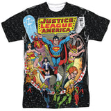 Justice League of America Stars Adult Regular Fit Short Sleeve Shirt - supermanstuff.com