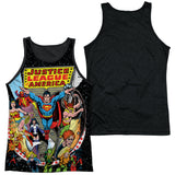 Justice League of America Stars Adult Regular Fit Tank Top Shirt - supermanstuff.com