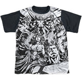 Justice League Superman Graphic Gathering Youth Short Sleeve Shirt - supermanstuff.com