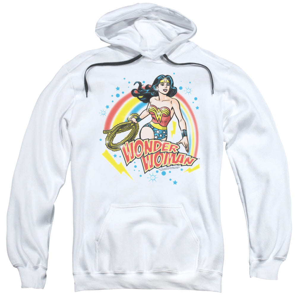 Wonder Woman Wonder Airbrush Regular Fit Adult Pull-Over Hoodie Sweatshirt