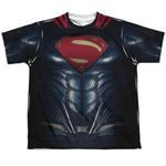 Superman Man of Steel Uniform Youth Short Sleeve Shirt - supermanstuff.com