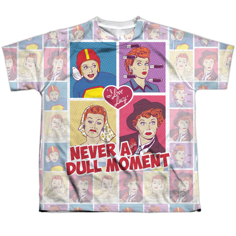 I love Lucy All Over Panels Youth Short Sleeve Shirt - supermanstuff.com