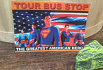 Metropolis Illinois Tour Bus Stop Postcard - supermanstuff.com