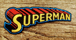 Superman Telescopic Lettering Patch - supermanstuff.com