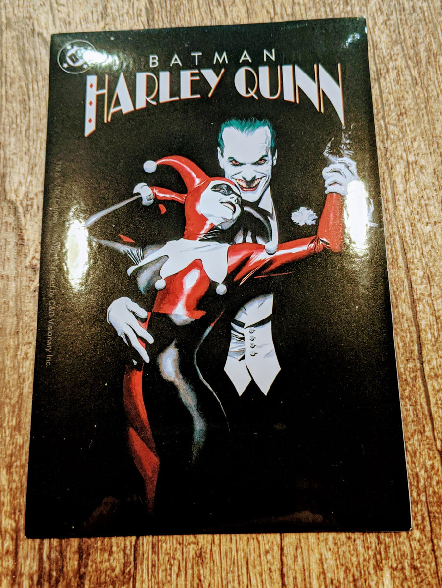 Joker and Harley Quinn Alex Ross Artwork Sticker Decal | Superman Stuff