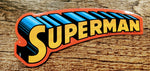 Superman Telescopic Letters Sticker Decal - supermanstuff.com