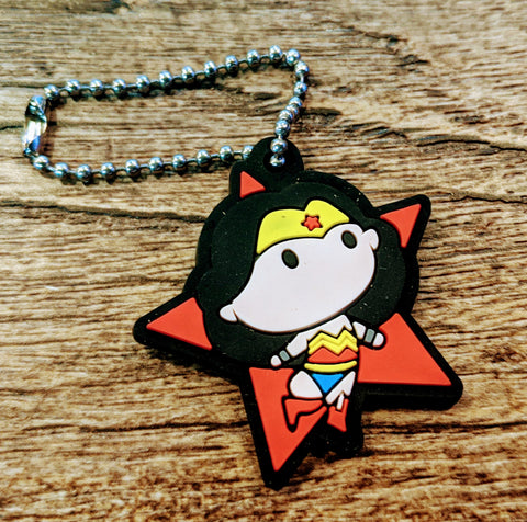 Wonder Woman Chibi Keychain - supermanstuff.com