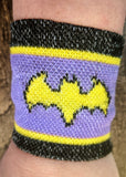Batgirl Logo Knitted Wristband - supermanstuff.com