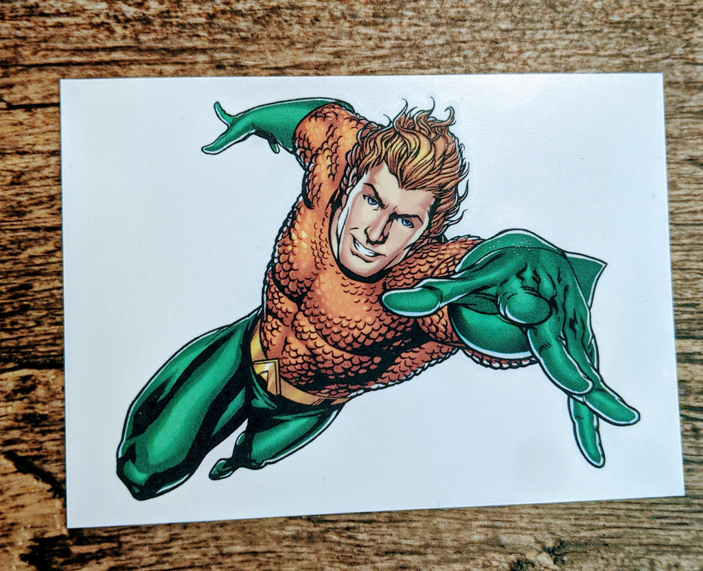 Aquaman Temporary Tattoo Superman Stuff