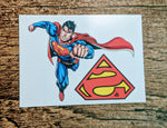 Superman with Logo Temporary Tattoo set - supermanstuff.com
