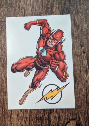 The Flash with Logo Temporary Tattoo set - supermanstuff.com